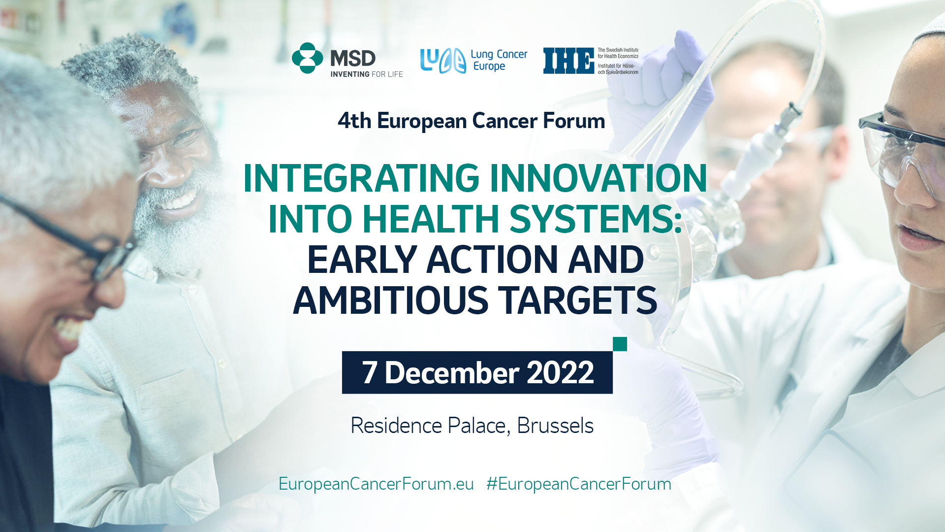 Join the EuropeanCancerForum to discuss concrete actions! IHE participates and will talk about improving treatment rates in cancer care.The full program is available here at https://europeancancerforum.eu/