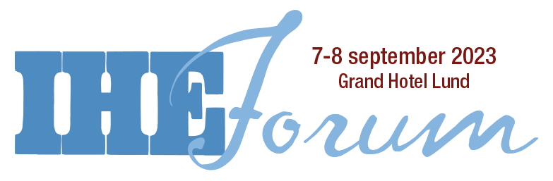 IHE Forum 7-8 september 2023 på Grand Hotel i Lund