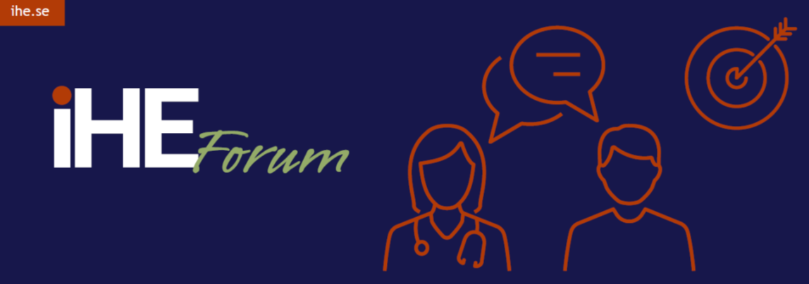 IHE Forum är en policybaserad, två-dagars årlig konferens där hälso- och sjukvårdens aktörer (industrin, nationella myndigheter, patienter och hälso- och sjukvården) möts och diskuterar aktuella ämnen. IHE Forum is a yearly policy oriented 2-day conference where the different stakeholders in the health care system (industry, national authorities, health care providers and payers and patients) meet to discuss current topics.